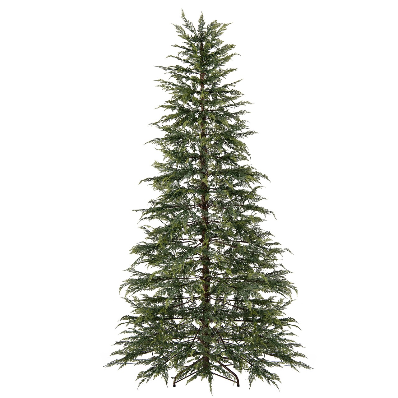 Green TPE and PVC Pre-Lit Christmas Tree with Multicolor LED Lights